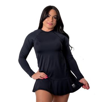 VESTIDO UV GIRASSOL AD - PRETO - TAM(M)
