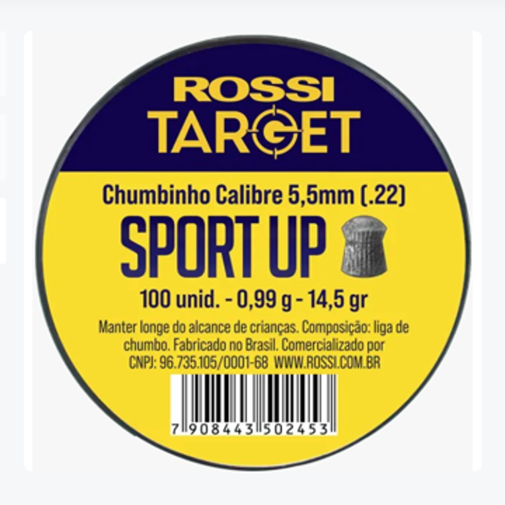 Chumbinho Rossi Target Sport Up 5,5 mm