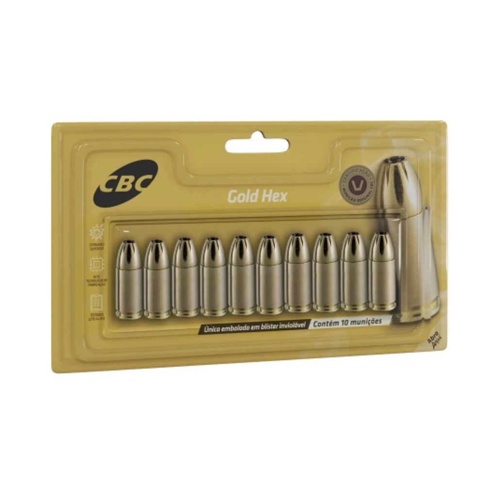 Mun CBC .38TPC EXPO 124gr GOLD HEX