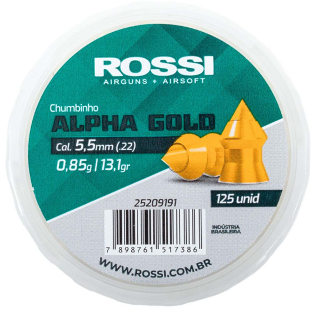 CHUMBINHO ROSSI ALPHA GOLD 5,5 mm (125 un)