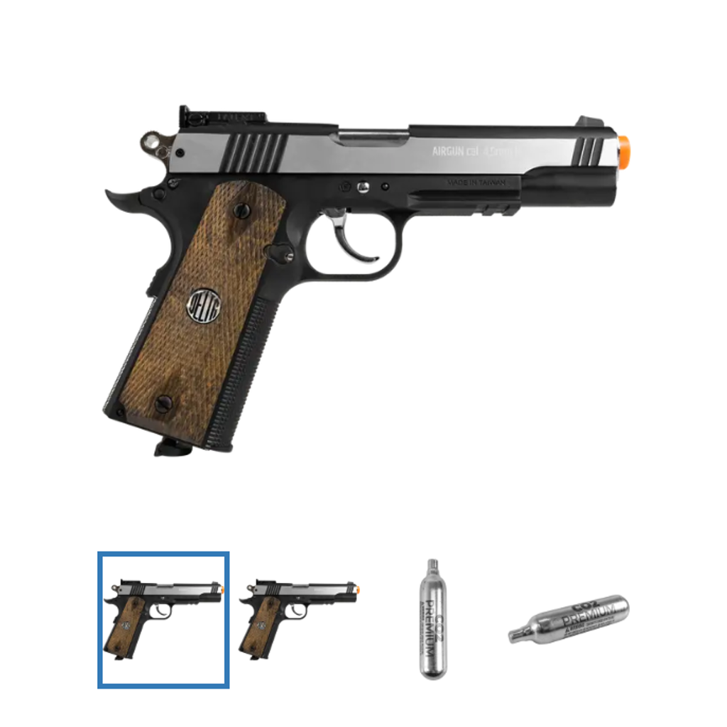 PISTOLA DE PRESSÃO CO2 DELTA 1911 SPECIAL METAL 4,5 mm