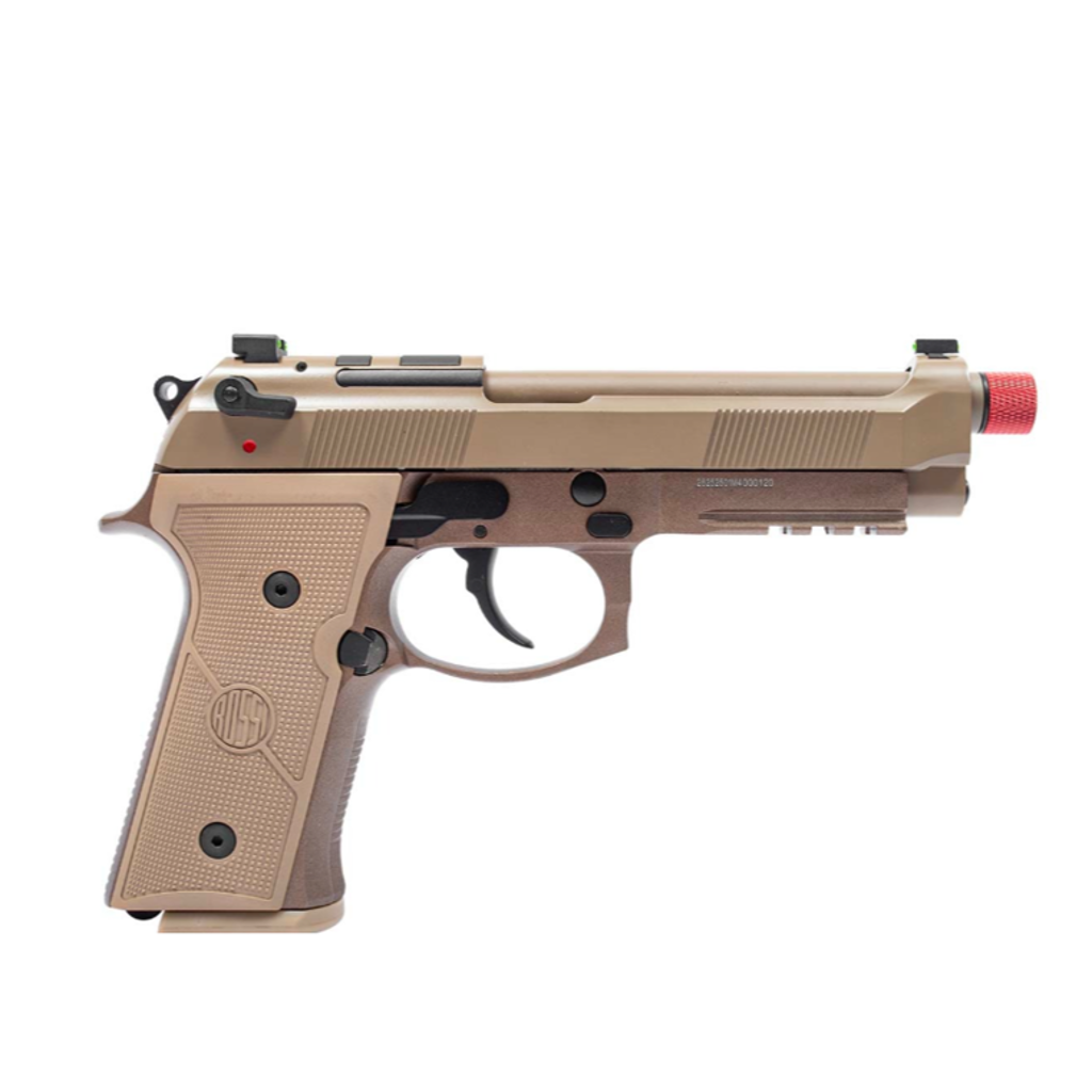 PISTOLA AIRSOFT GRENN GÁS ROSSI M9A4 TAN BLOWBACK 6mm