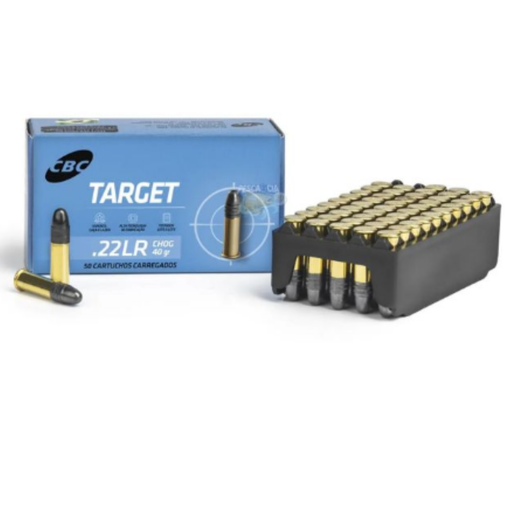 Mun CBC .22lr Chog 40gr Target - Cx com 50 Un