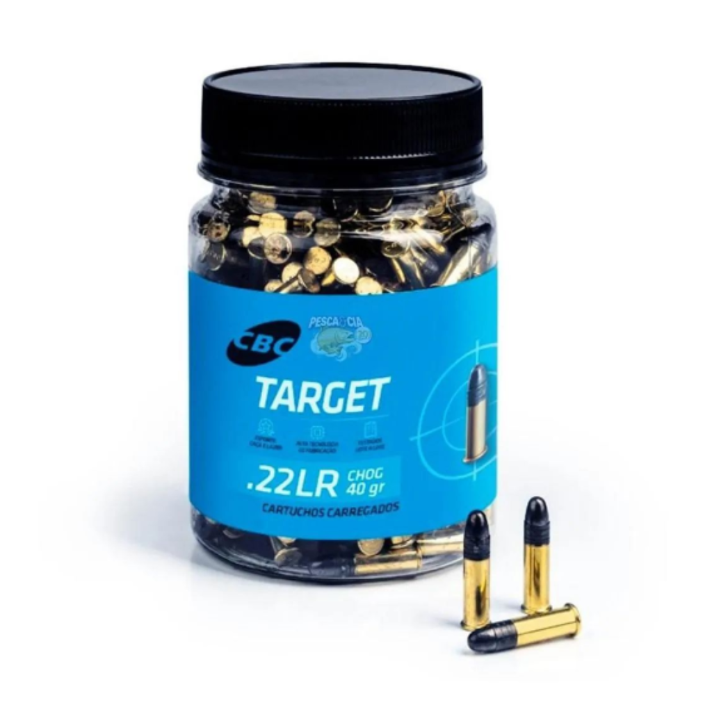 Mun CBC .22lr Chog 40gr Target - Pote com 300 un