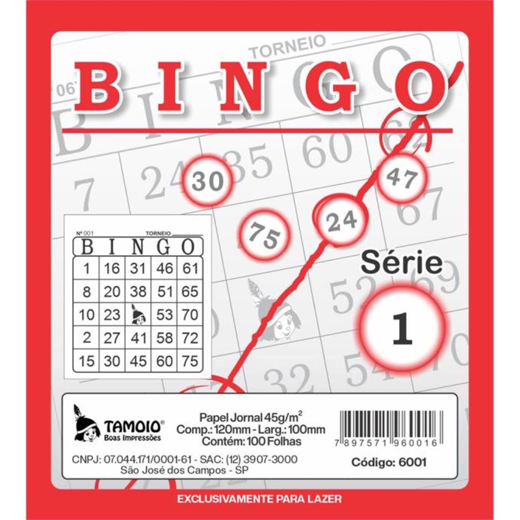 BLOCO BINGO TAMOIO C/100F