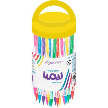Lapiseira 0.7mm Wow Fun Metal com Grafite e Borra com 6 cores - Leonora