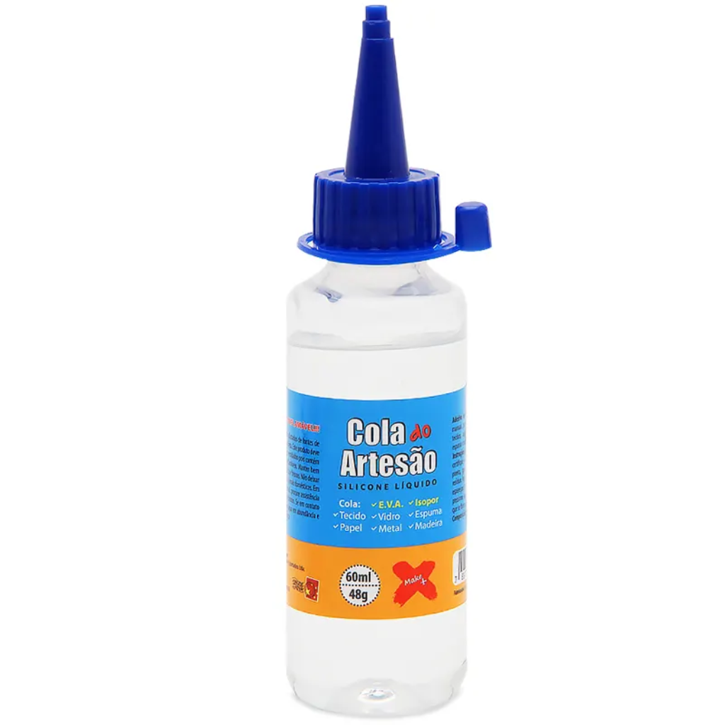 COLA SILICONE PARA ARTESANATO MAKE+ 100ML