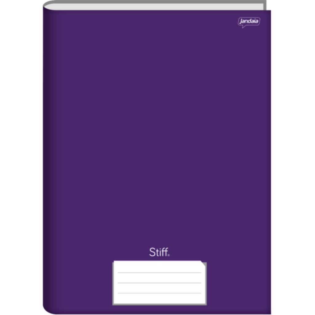 CADERNO BROCHURAO 200mm x 275mm CAPA DURA UNIV 48FLS LILAS