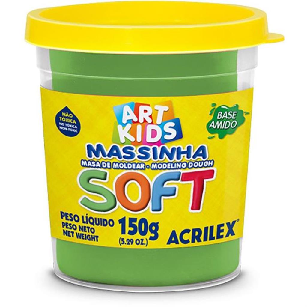 Massa para Modelar Soft 150 g (Verde) - Acrilex