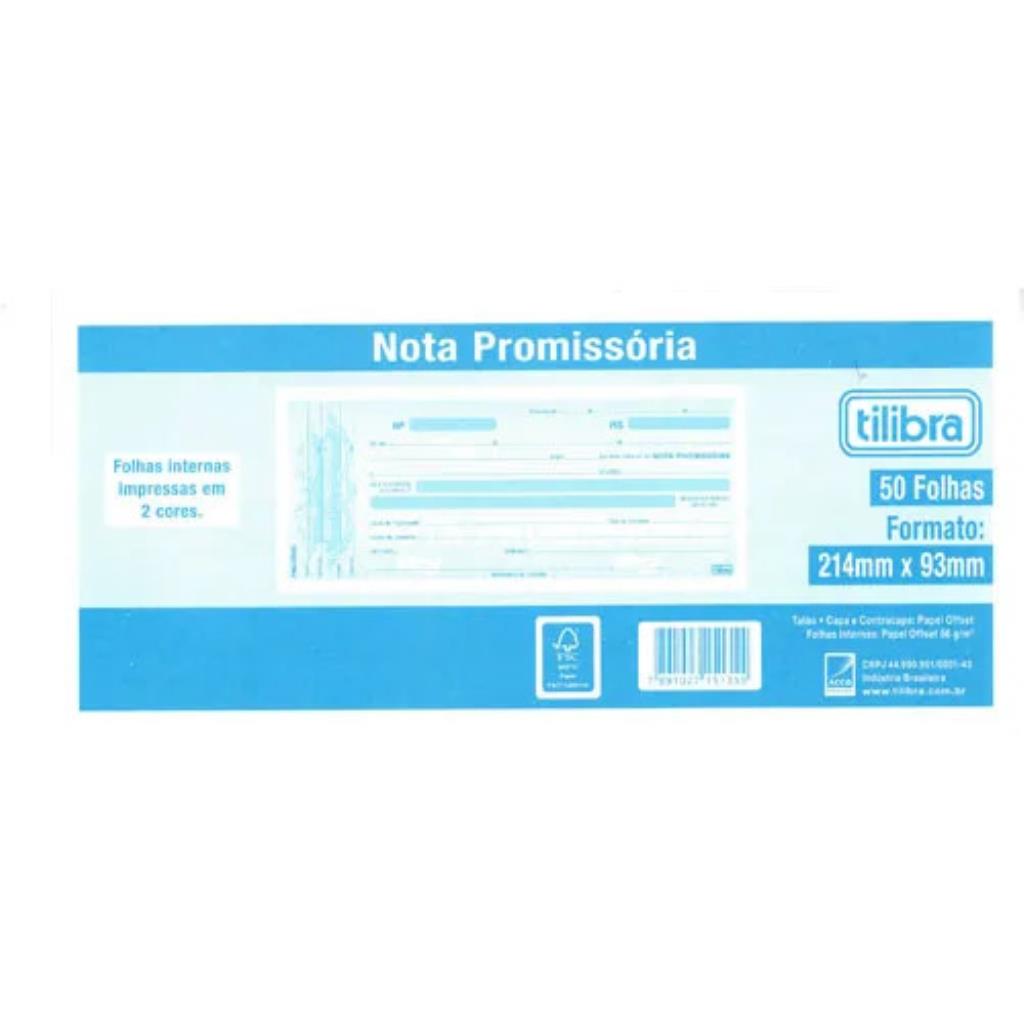 Impresso (talao) Nota Promissoria 50fls. - Tilibra