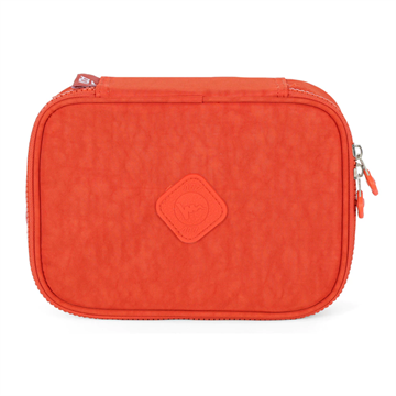 ESTOJO ESCOLAR LUXCEL ET47834AV 100 CANETAS VERMELHO