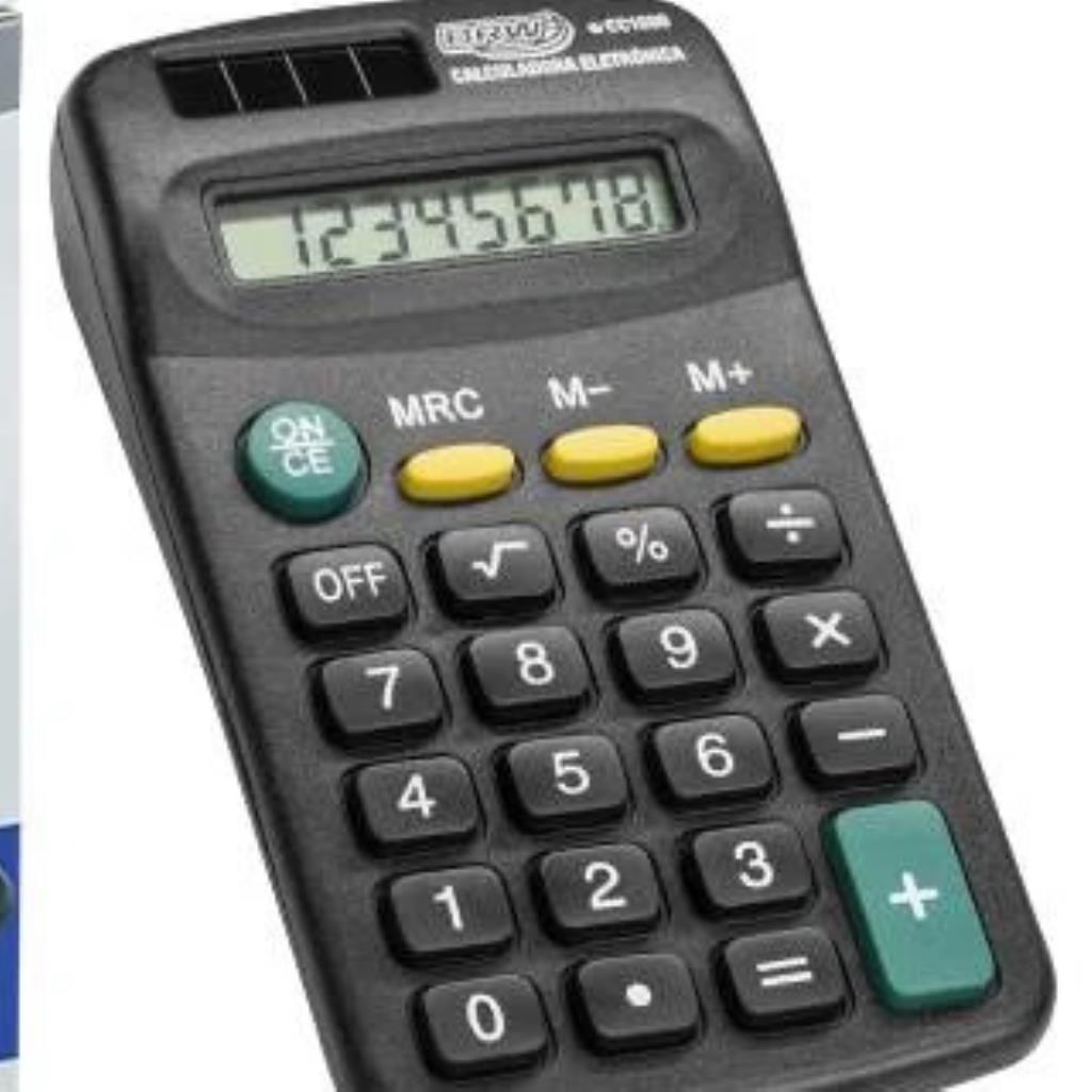 CALCULADORA DE BOLSO 8 DIGITOS BRW