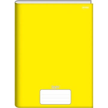 CADERNO JANDAIA BROCHURAO 200mm x 275mm AMARELO 48FLS