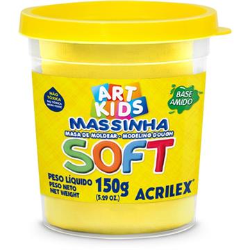 Massa para Modelar Soft 150 g (Amarelo Limão) - Acrilex