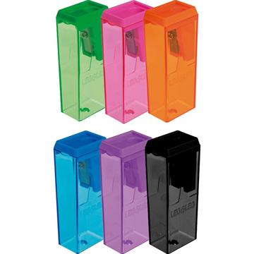 Apontador (com deposito) Bloco Cores Sortidas - Leonora