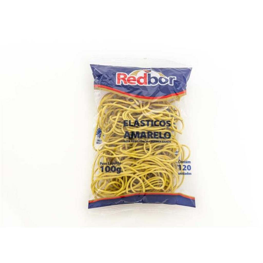 Elastico amarelo c/120 Especial 100g - Red Bor