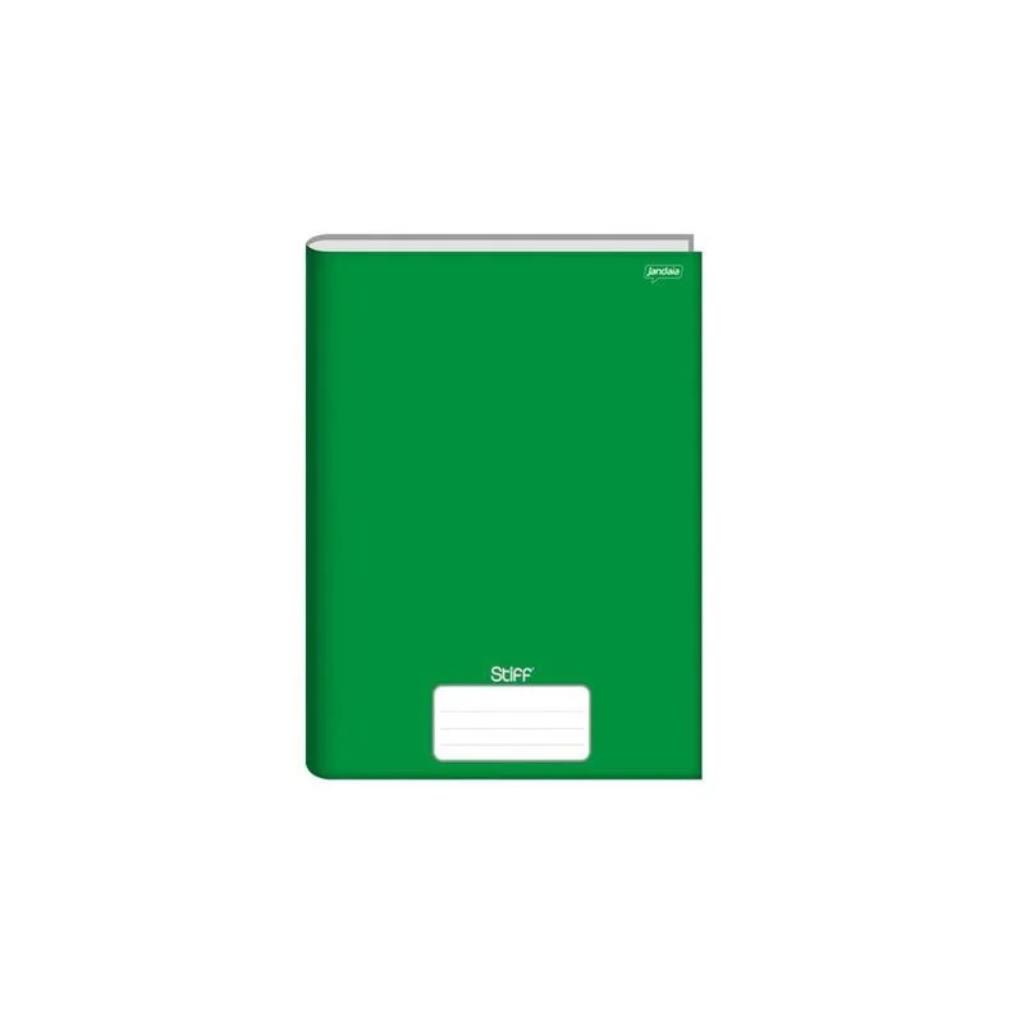 CADERNO JANDAIA 200mm x 275mm BROCHURAO VERDE 48FLS