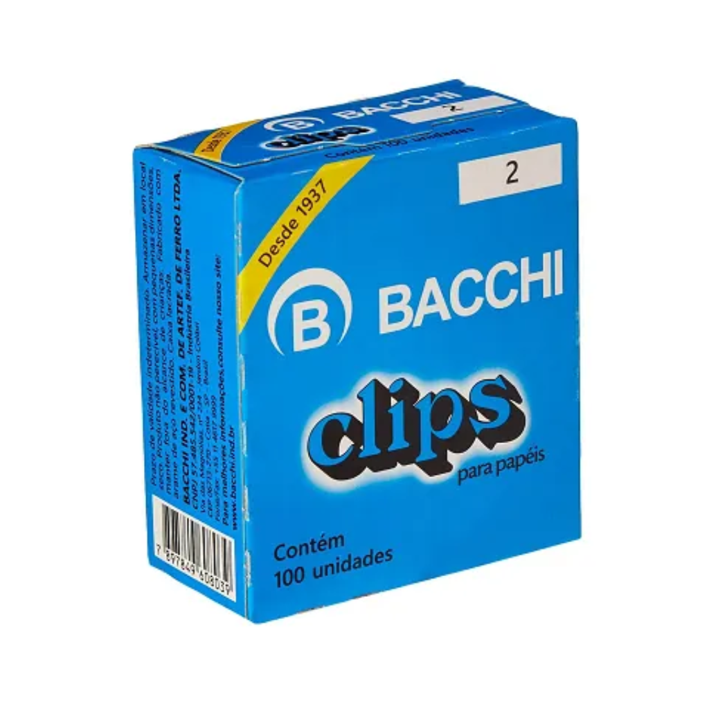 CLIPS COM 100 UND BACCHI