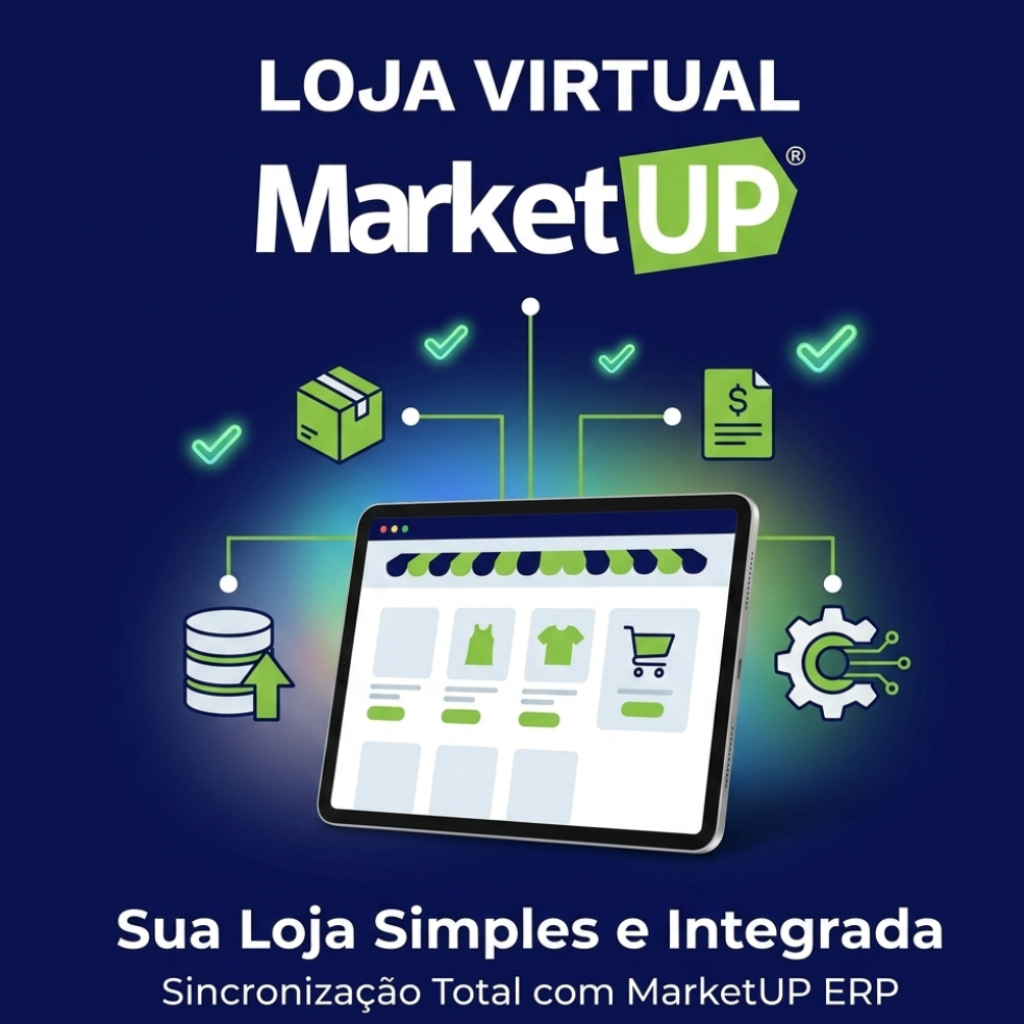 Criação de Loja Virtual Simples | ERP MarketUp