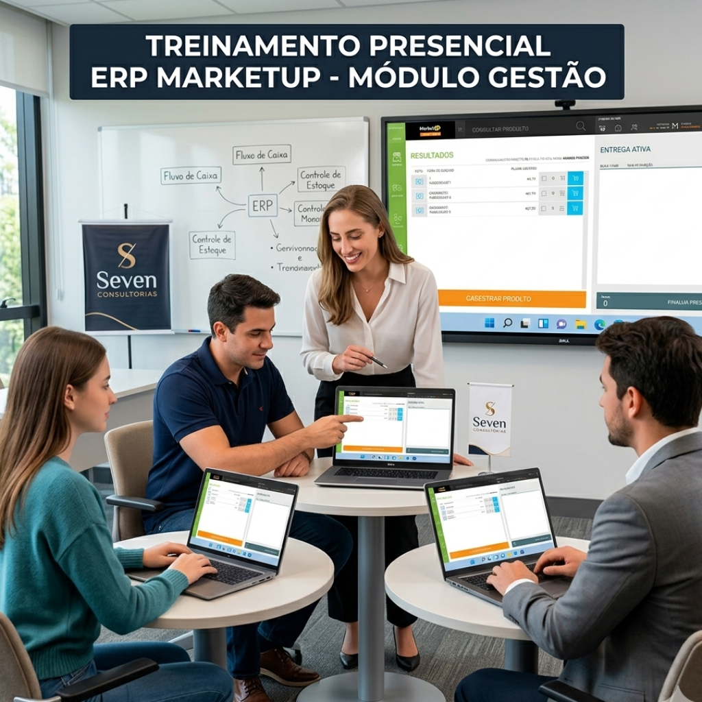 Treinamento Presencial ERP MarketUp - 5 Horas