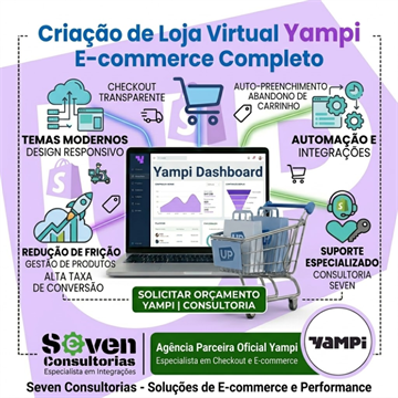 Criação de Loja Virtual Yampi | E-commerce Completo