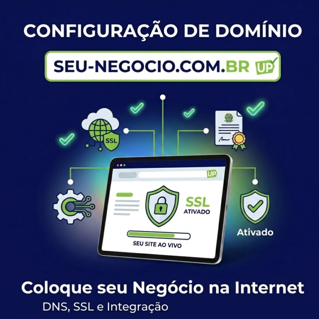 Configuração de Domínio para Site e Loja Virtual
