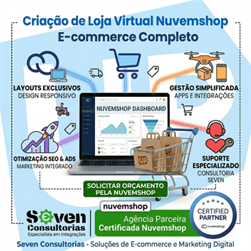 Criação de Loja Virtual Nuvemshop | E-commerce Completo
