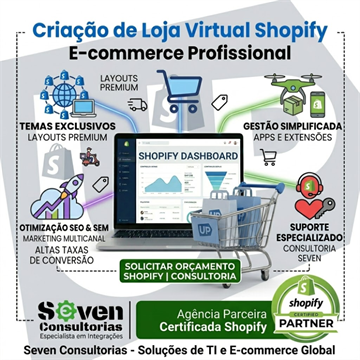 Criação de Loja Virtual Shopify | E-commerce Profissional