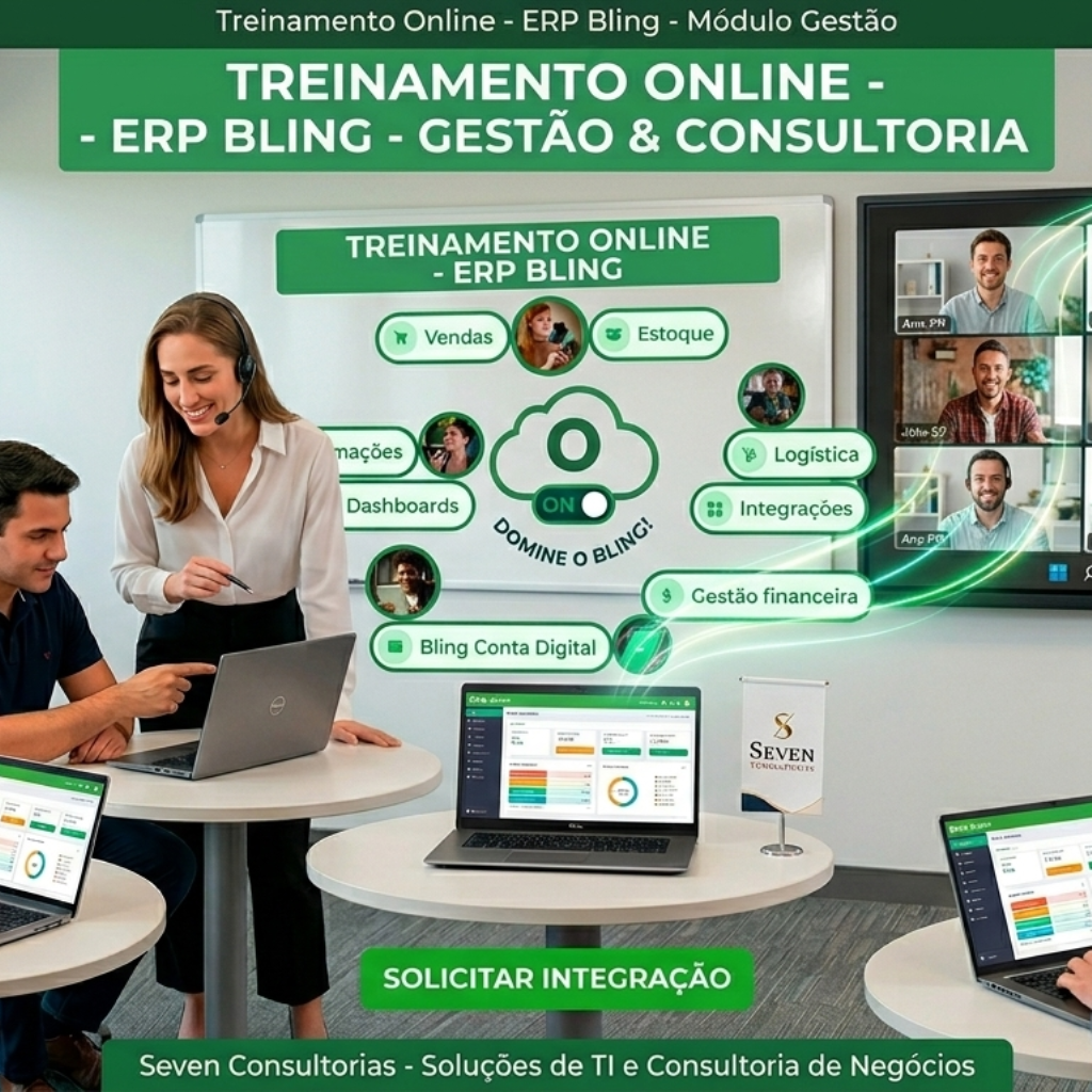 Treinamento Online Bling ERP - Até 6 Horas