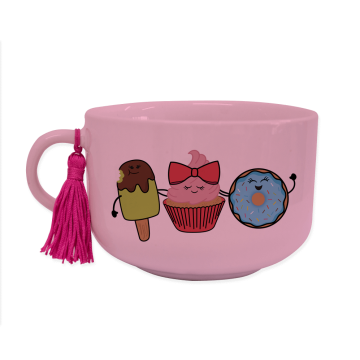Caneca Consume Rosa Super Amigas