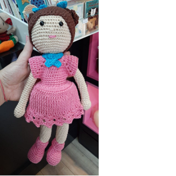 Boneca em Amigurumi