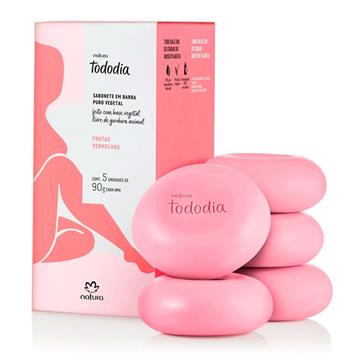 SABONETE NATURA TODODIA FRUTAS VERMELHA 5X90G