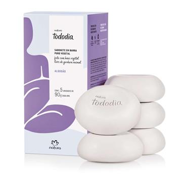 SABONETE NATURA TODODIA ALGODÂO 5X90G