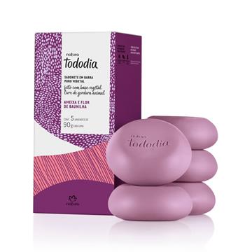 SABONETE NATURA TODODIA AMEIXA E FLOR DE BAUNILHA 5X90G