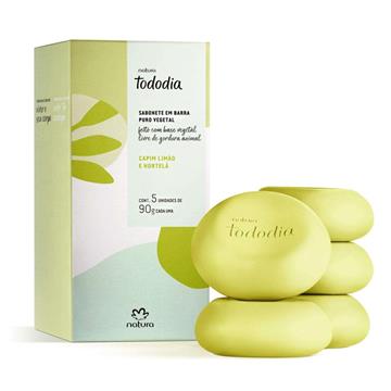 SABONETE NATURA TODODIA CAPIM LIMÃO E HOTELÃ 5X90G