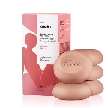 SABONETE NATURA TODODIA TÂMARA E CANELA 5X90G