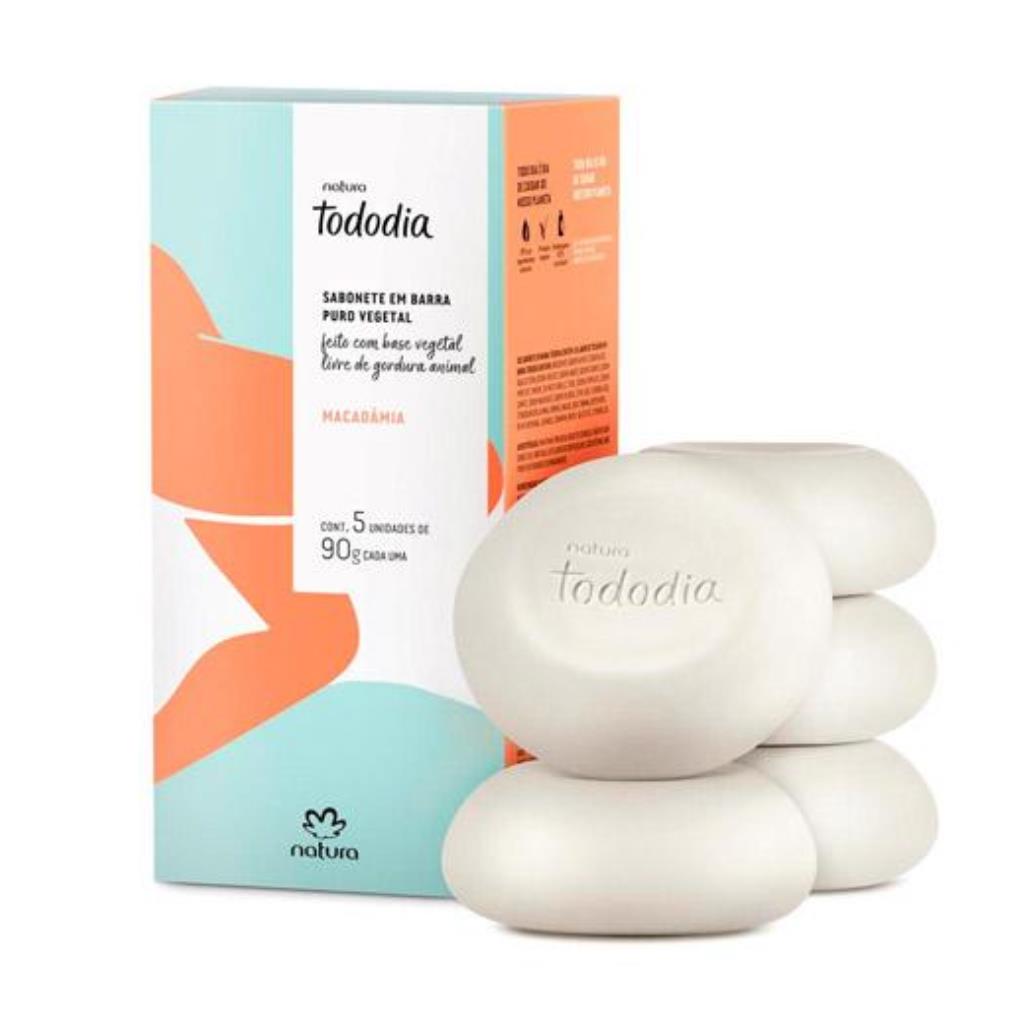 SABONETE NATURA TODODIA MACADÂMIA 5X90G