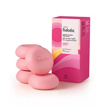 SABONETE NATURA TODODIA ACEROLA E HIBISCO 5X90G