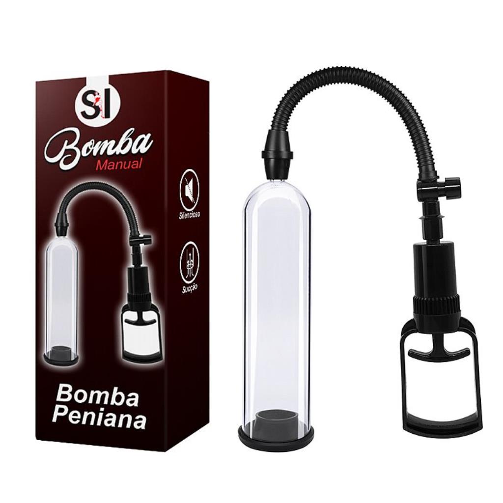 BOMBA PENIANA 20 X 5,3 CM 3 ANEIS PENIS PUMP YOUVIBE MANUAL / BB014 / 7301 / 6922452213026