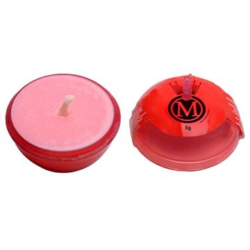 VELA MINI MACA BEIJÁVEL 5G MENU DOS PRAZERES MORANGO COM CHAMPANHE OU MENTA / M005 /