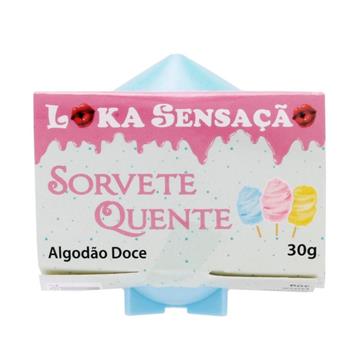 SORVETE QUENTE ALGODAO DOCE 30G LOKA SENSACAO.