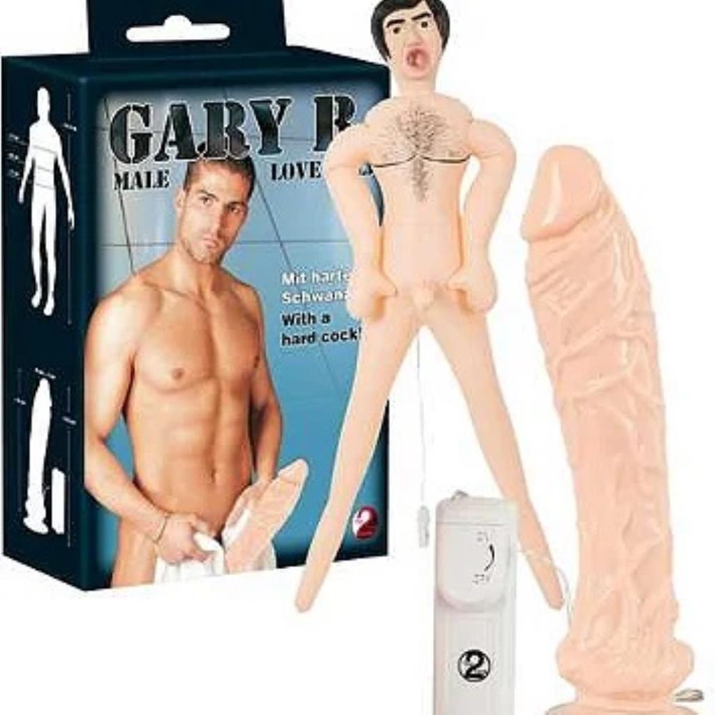 GARY B. – BONECO INFLAVEL EM FORMATO DE HOMEM, COM PÊNIS (23CM X 3,5CM) E ANUS / 431 IMP