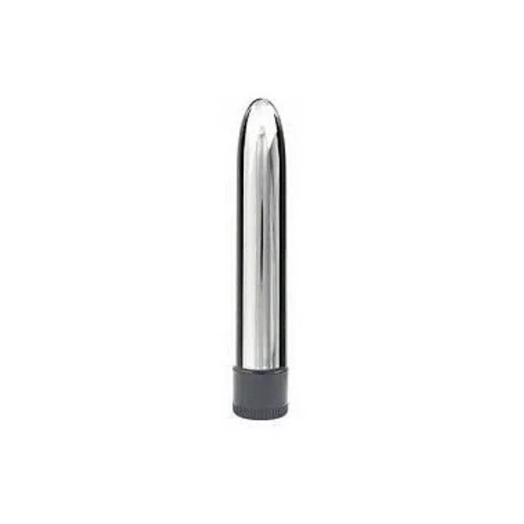 Vibrador personal prata com Vibracao multivelocidade. LINDISSIMO 12X2,5 APROXIMADAMENTE / YKTNO173