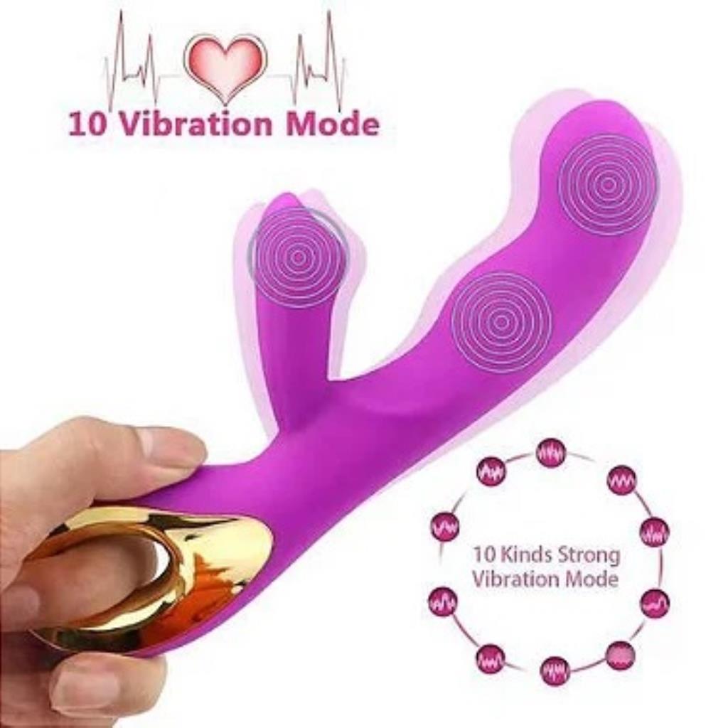 VIBRADOR RECARREGAVEL SILICONE SEX ANGEL II 20,5X7,5X3,5 CM / YSFG232 / 8144