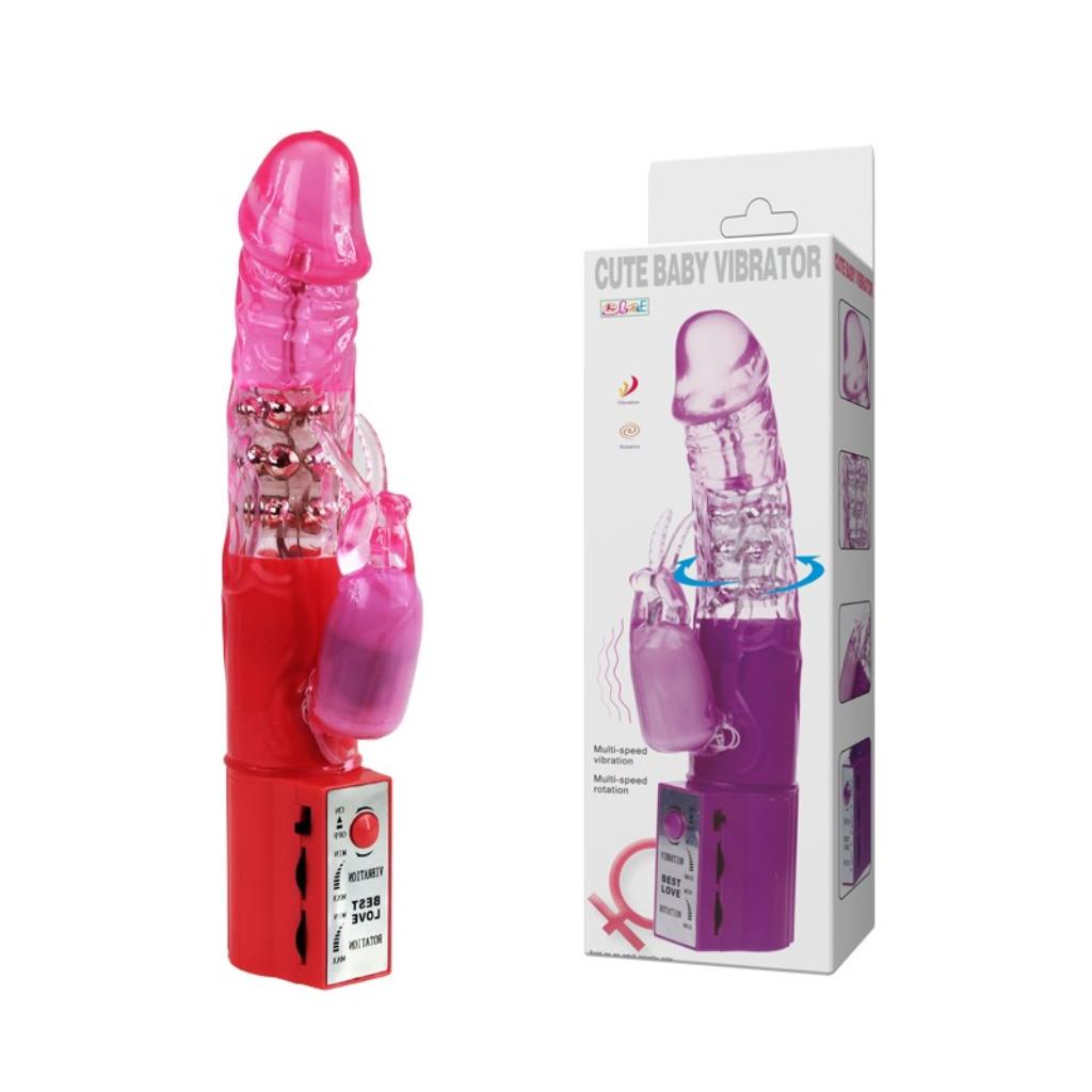 ROTATIVO COM PEROLAS COELHO ROSA / IMP016