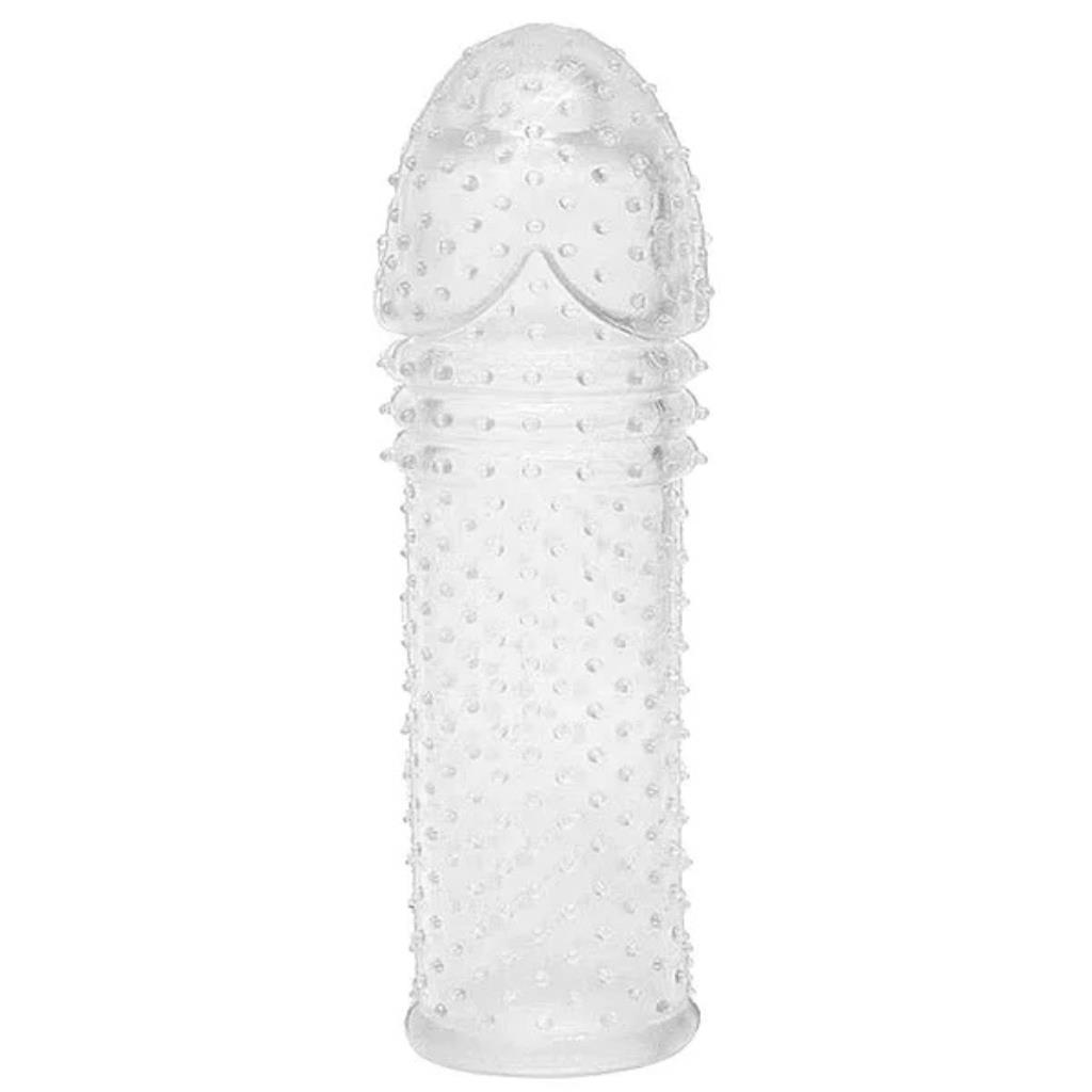 CAPA EXTENSORA PENIANA COM ESTIMULADOR MISS COLLECTION 14CM / 3018