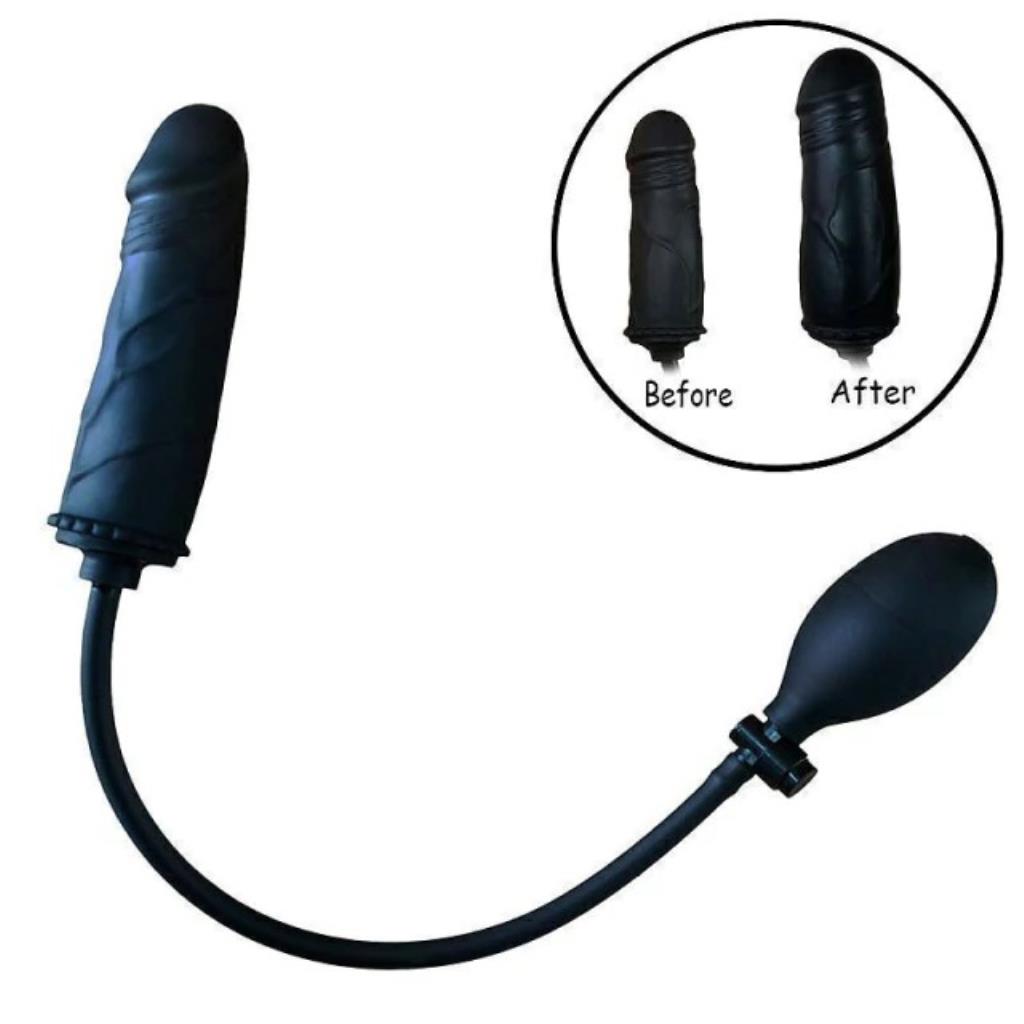 PLUG ANAL SILICONE INFLÁVEL - 14.5 X 3.3 / 9245