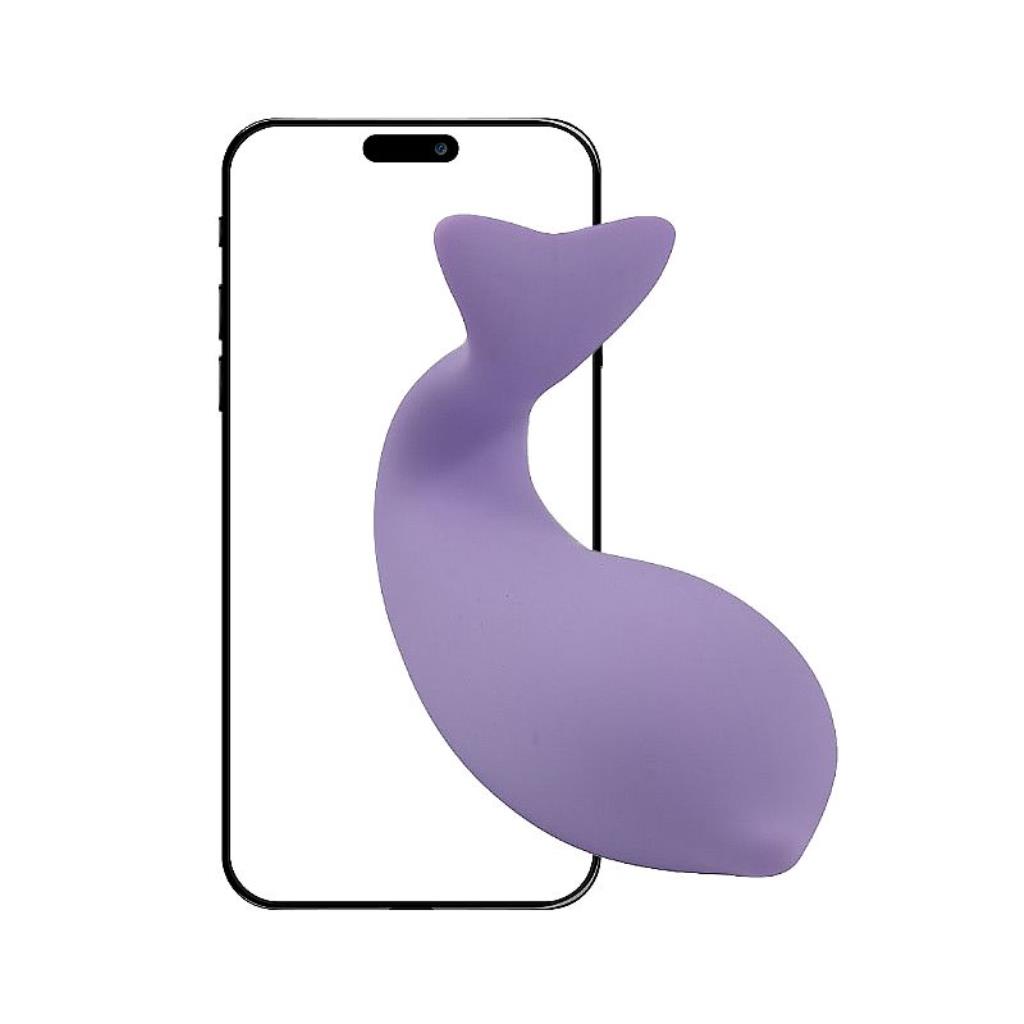 VIBRADOR RECARREGAVEL SILICONE DOLPHIN VIBRATOR 8,6X5,8X3,3 CM