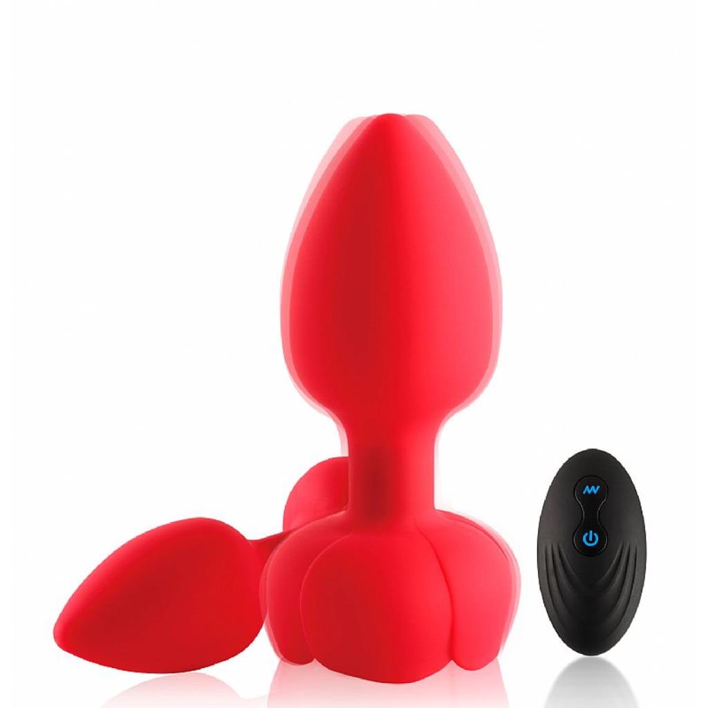 PLUG ANAL 9,8 X 3,5 CM SILICONE COM VIBRADOR E CONTROLE REMOTO