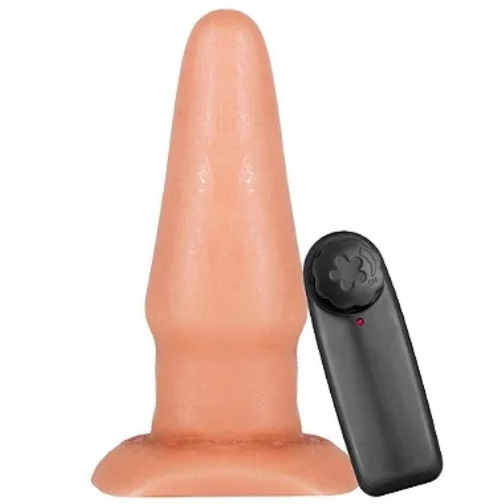 PLUG GRANDE COM VIBRO 13,0 X 4,3 CM